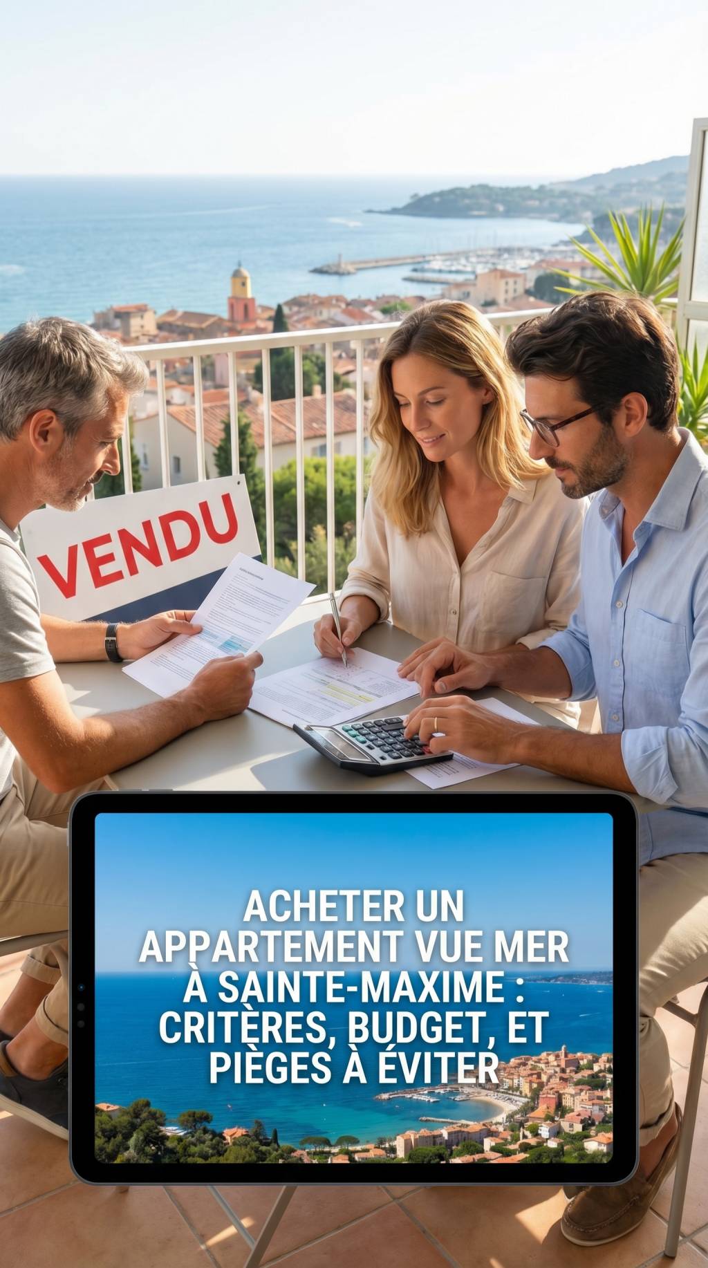 Acheter un appartement avec vue mer à Sainte Maxime : critères, budget et pièges à éviter