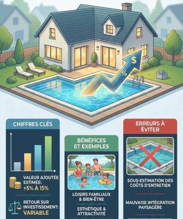 Quelle plus value apporte la piscine à une maison ? chiffres, exemples et erreurs à éviter