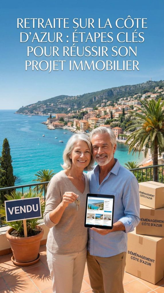 Déménager sur la côte d'Azur pour sa retraite : étapes clés pour réussir son projet immobilier