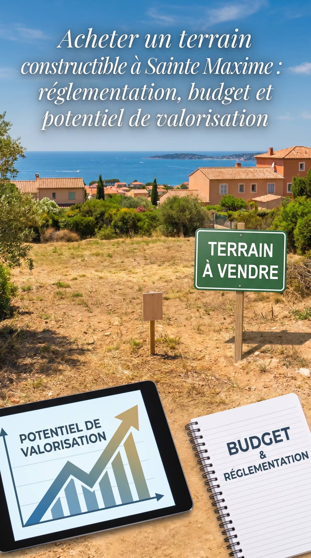 Acheter un terrain constructible à Sainte Maxime : réglementation, budget et potentiel de valorisation